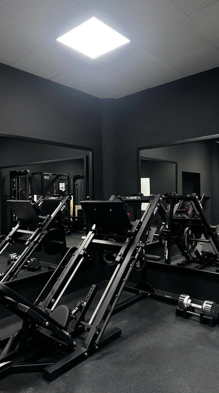 Leg press e hack squat ATX nello Studio 2 di Idra a Trento