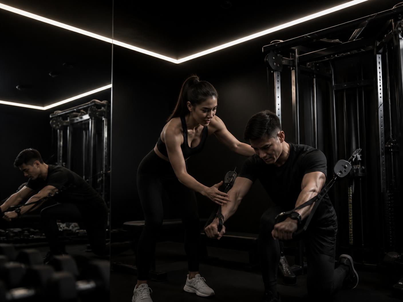 Illustrative example of a personal training journey: Starting from scratch at the private Idra studio in Trento